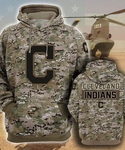 Mlb Cleveland Indians 3D Hoodie Zip Hoodie Style 09