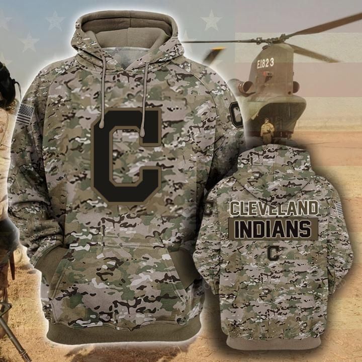 Mlb Cleveland Indians 3D Hoodie Zip Hoodie Style 09