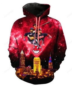 Mlb Cleveland Indians 3D Hoodie Zip Hoodie Style 10