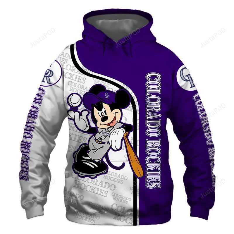 Mlb Colorado Rockies 3D Hoodie Zip Hoodie Style 01
