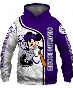 Mlb Colorado Rockies 3D Hoodie Zip Hoodie Style 01