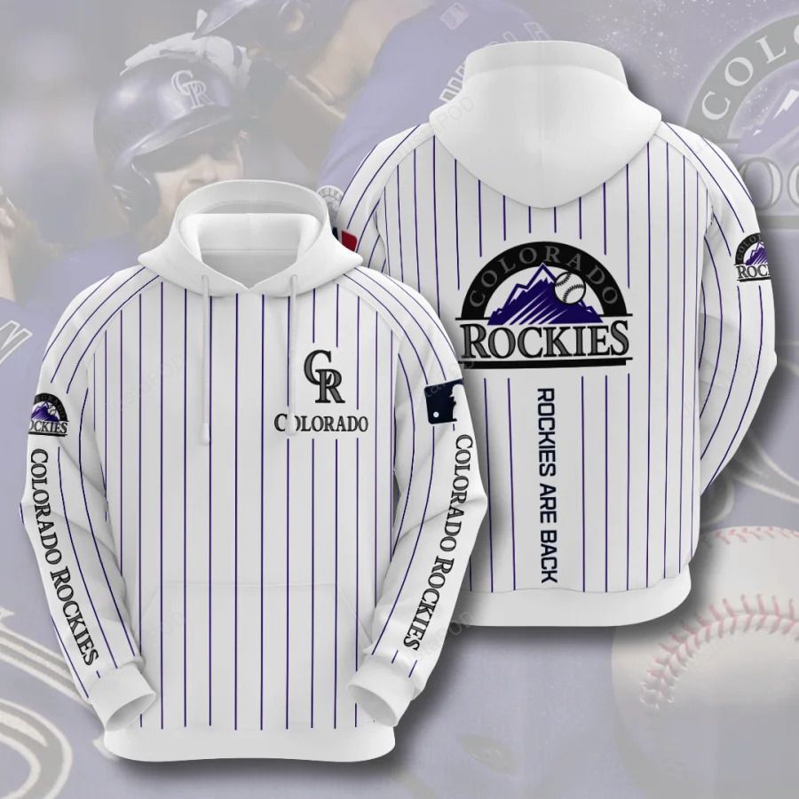 Mlb Colorado Rockies 3D Hoodie Zip Hoodie Style 03