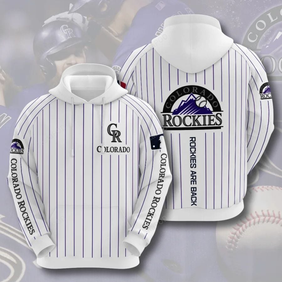 Mlb Colorado Rockies 3D Hoodie Zip Hoodie Style 03