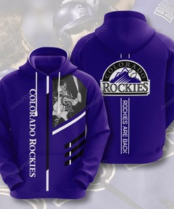Mlb Colorado Rockies 3D Hoodie Zip Hoodie Style 04