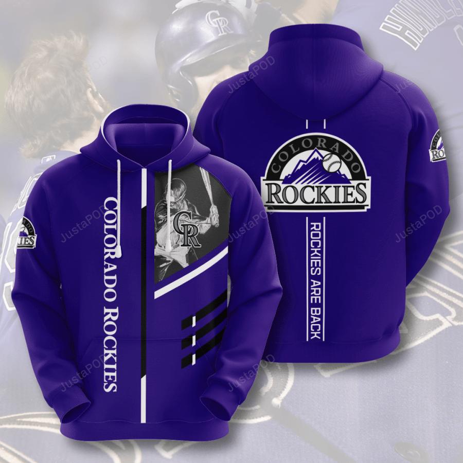 Mlb Colorado Rockies 3D Hoodie Zip Hoodie Style 04