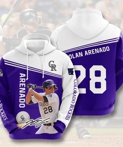Mlb Colorado Rockies 3D Hoodie Zip Hoodie Style 06