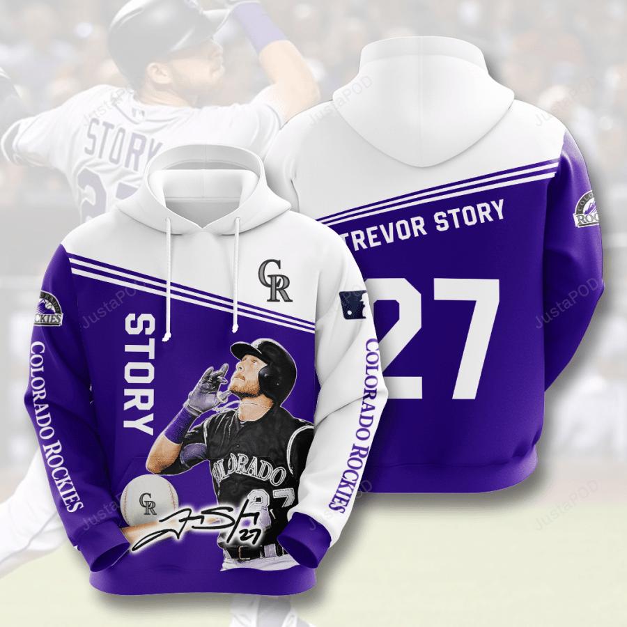 Mlb Colorado Rockies 3D Hoodie Zip Hoodie Style 07
