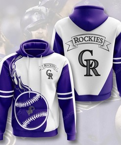 Mlb Colorado Rockies 3D Hoodie Zip Hoodie Style 09