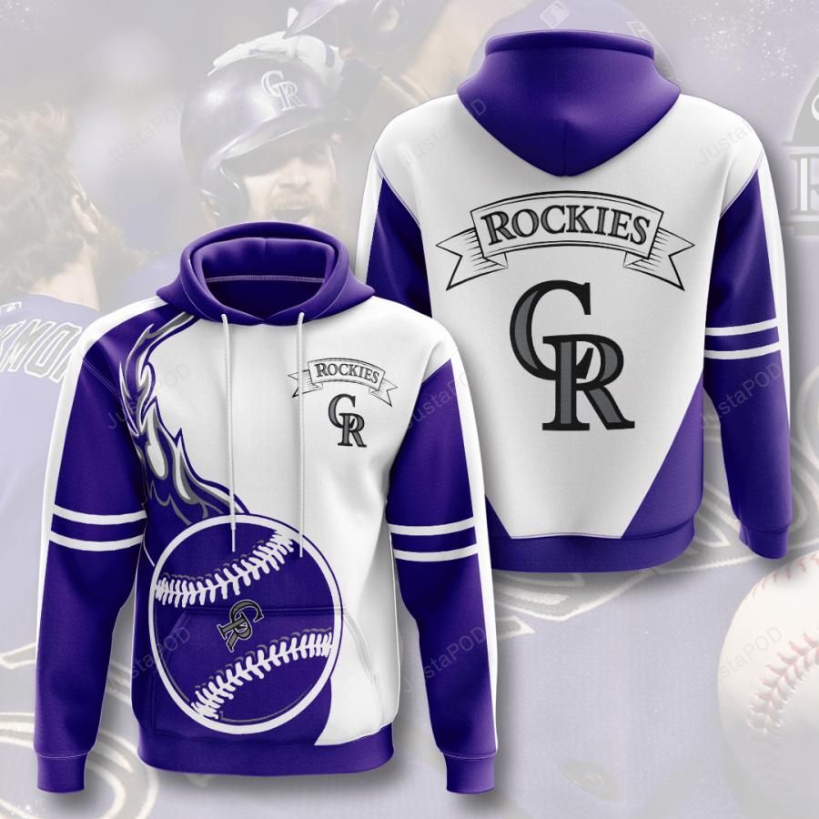 Mlb Colorado Rockies 3D Hoodie Zip Hoodie Style 09