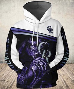 Mlb Colorado Rockies 3D Hoodie Zip Hoodie Style 10