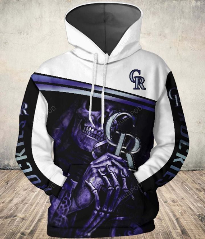 Mlb Colorado Rockies 3D Hoodie Zip Hoodie Style 10