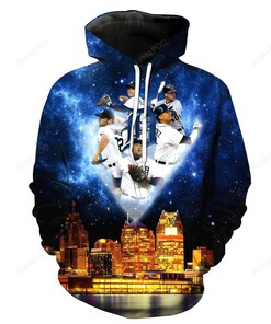 Mlb Detroit Tigers 3D Hoodie Zip Hoodie Style 07