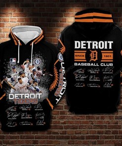 Mlb Detroit Tigers 3D Hoodie Zip Hoodie Style 11