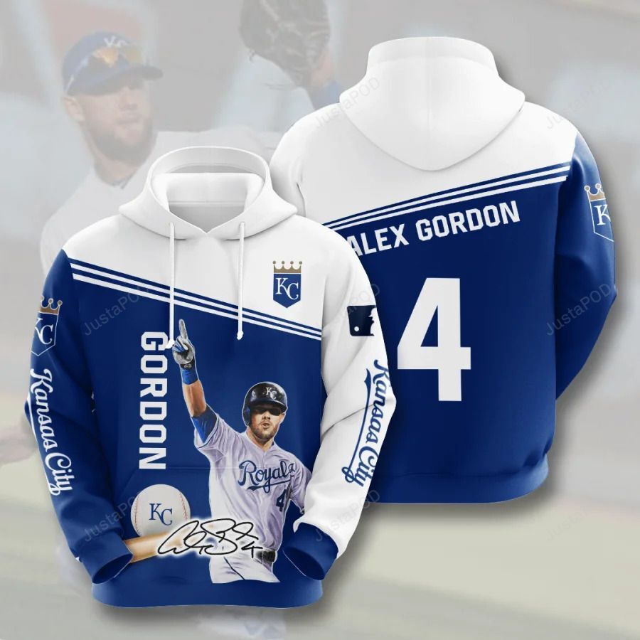 Mlb Kansas City Royals 3D Hoodie Zip Hoodie Style 01