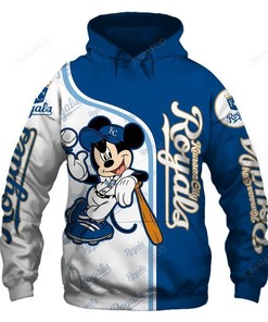 Mlb Kansas City Royals 3D Hoodie Zip Hoodie Style 03