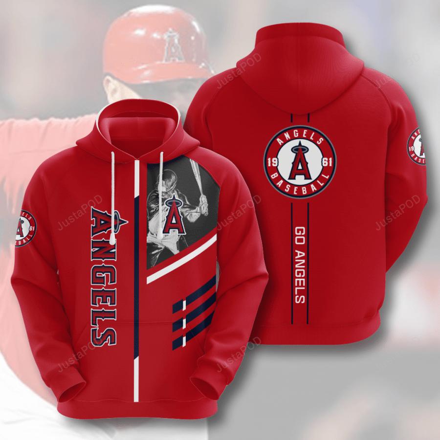 Mlb Los Angeles Angels 3D Hoodie Zip Hoodie Style 05