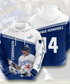 Mlb Los Angeles Dodgers 3D Hoodie Zip Hoodie Style 01