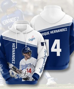 Mlb Los Angeles Dodgers 3D Hoodie Zip Hoodie Style 01