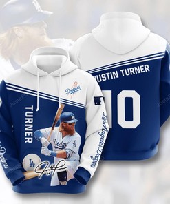 Mlb Los Angeles Dodgers 3D Hoodie Zip Hoodie Style 02