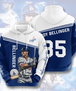 Mlb Los Angeles Dodgers 3D Hoodie Zip Hoodie Style 03