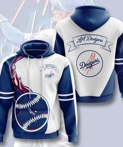 Mlb Los Angeles Dodgers 3D Hoodie Zip Hoodie Style 04