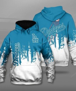 Mlb Los Angeles Dodgers 3D Hoodie Zip Hoodie Style 05