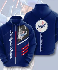 Mlb Los Angeles Dodgers 3D Hoodie Zip Hoodie Style 06