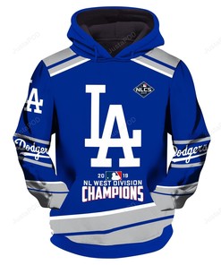Mlb Los Angeles Dodgers 3D Hoodie Zip Hoodie Style 12