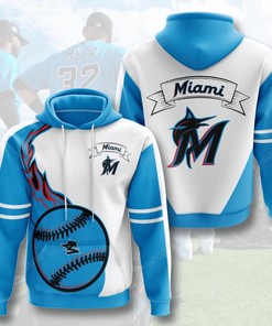 Mlb Miami Marlins 3D Hoodie Zip Hoodie Style 01