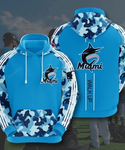 Mlb Miami Marlins 3D Hoodie Zip Hoodie Style 03