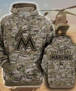 Mlb Miami Marlins 3D Hoodie Zip Hoodie Style 04