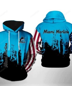 Mlb Miami Marlins 3D Hoodie Zip Hoodie Style 07