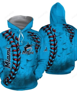 Mlb Miami Marlins 3D Hoodie Zip Hoodie Style 09