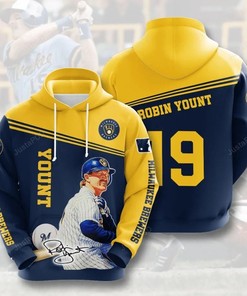 Mlb Milwaukee Brewers 3D Hoodie Zip Hoodie Style 02