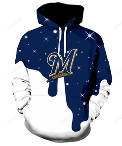 Mlb Milwaukee Brewers 3D Hoodie Zip Hoodie Style 07