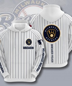 Mlb Milwaukee Brewers 3D Hoodie Zip Hoodie Style 09