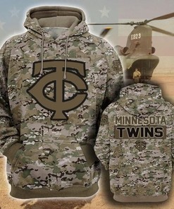 Mlb Minnesota Twins 3D Hoodie Zip Hoodie Style 03