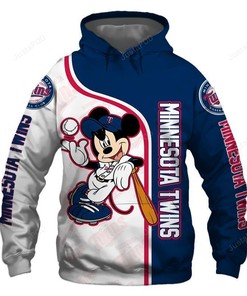 Mlb Minnesota Twins 3D Hoodie Zip Hoodie Style 05