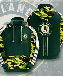 Mlb Oakland Athletics 3D Hoodie Zip Hoodie Style 02