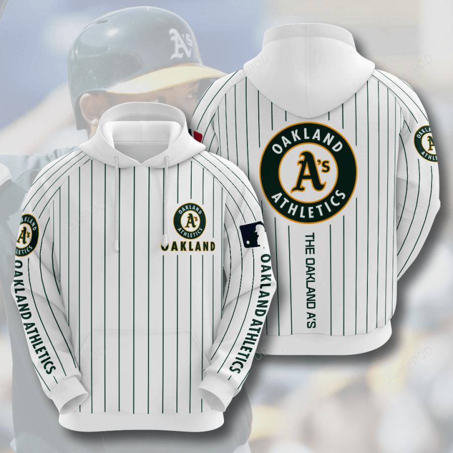 Mlb Oakland Athletics 3D Hoodie Zip Hoodie Style 03