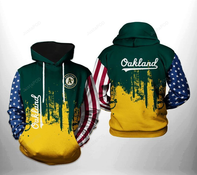 Mlb Oakland Athletics 3D Hoodie Zip Hoodie Style 04
