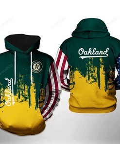 Mlb Oakland Athletics 3D Hoodie Zip Hoodie Style 04