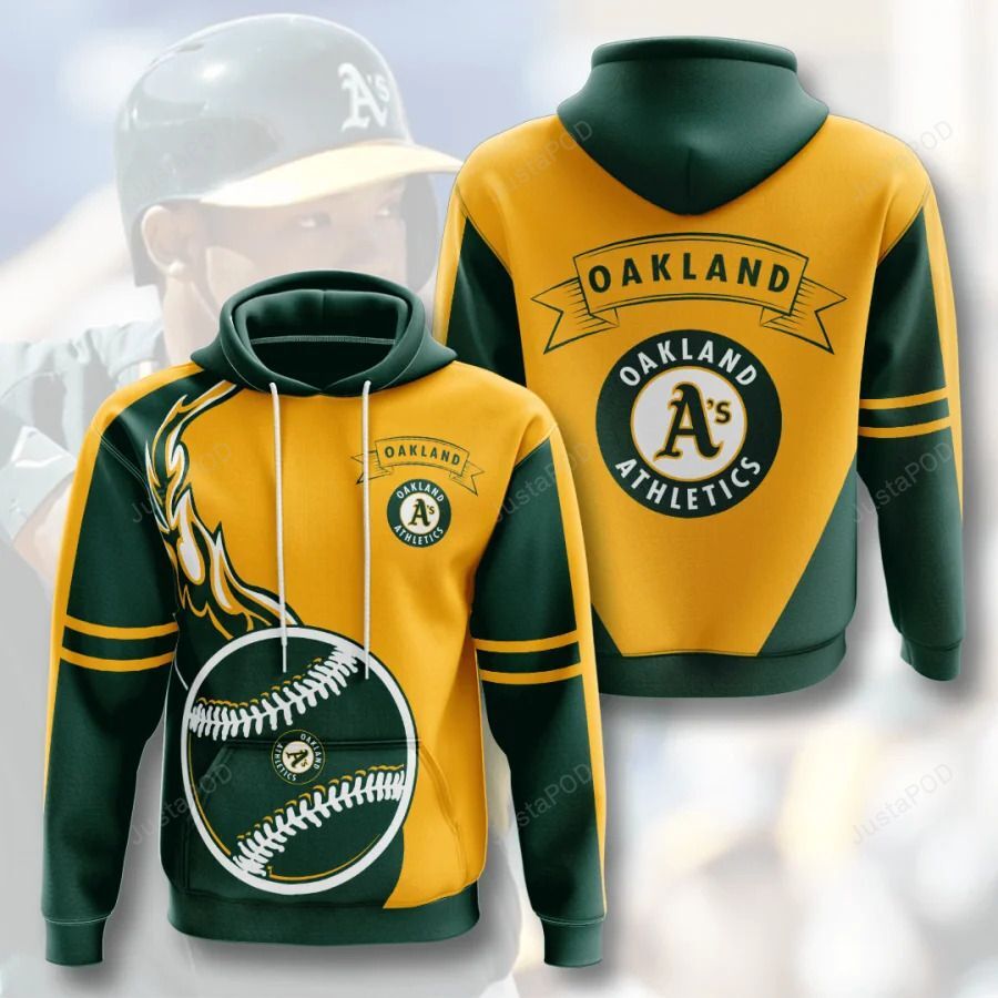 Mlb Oakland Athletics 3D Hoodie Zip Hoodie Style 05