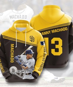 Mlb San Diego Padres 3D Hoodie Zip Hoodie Style 01