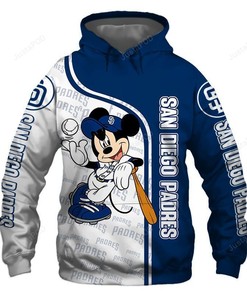 Mlb San Diego Padres 3D Hoodie Zip Hoodie Style 06