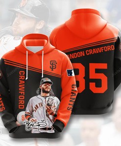 Mlb San Francisco Giants 3D Hoodie Zip Hoodie Style 03