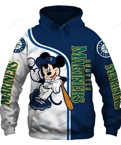 Mlb Seattle Mariners 3D Hoodie Zip Hoodie Style 02
