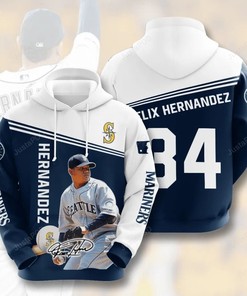 Mlb Seattle Mariners 3D Hoodie Zip Hoodie Style 03