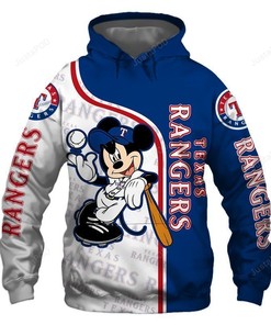 Mlb Texas Rangers 3D Hoodie Zip Hoodie Style 03