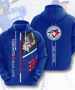 Mlb Toronto Blue Jays 3D Hoodie Zip Hoodie Style 02